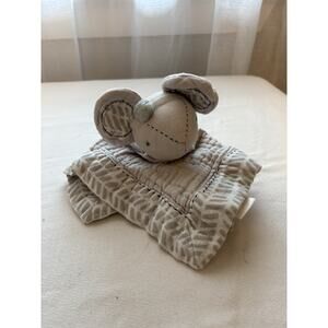POTTERY BARN KIDS Lovey SECURITY Blanket Gray MOUSE Muslin Cotton Toy 2017